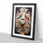 Lion Decoupage - Picture Frame Print-87961077-87961080