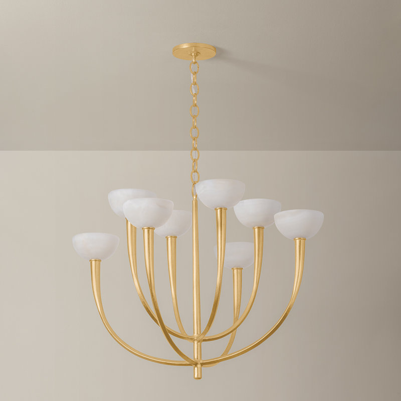 Alsen Pendant, 24.5" H x 33.5" W x 33.5" D, 8 Lights