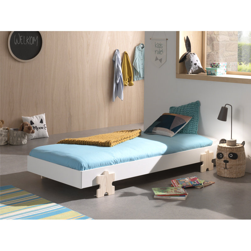 Cot Bed / Toddler (70 x 140cm) Bed Frames by Vipack, White