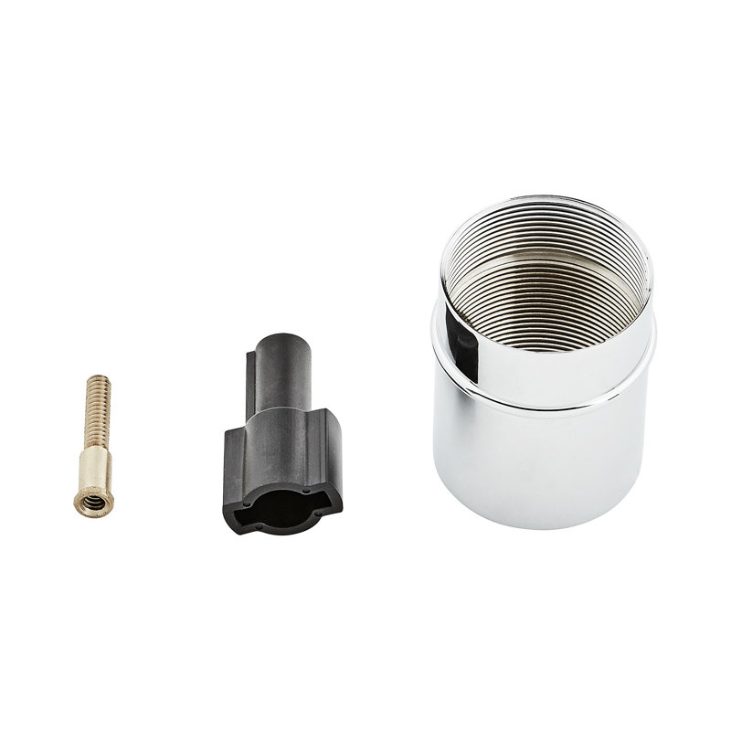 Chrome Metal Tub & Shower Stem Extension Kit