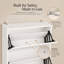Armoire de rangement à chaussures 3 tiroirs à miroir