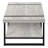 Coffee Table Accent, Cocktail, Rectangular, Living Room, 48"L, Metal, Laminate, Contemporary-2082077663