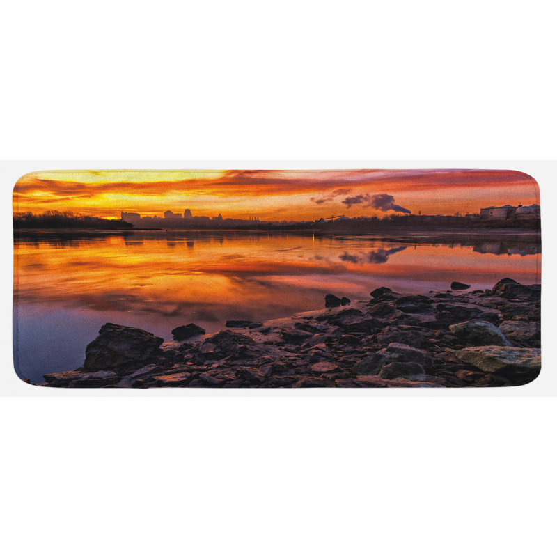 Tapis de cuisine paysage