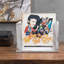 Solid Wood 36cm H Media Shelves