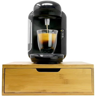 MAGNA RETAIL Bamboo 64 Pod Coffee Pod Storage