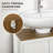 Kleankin 23.5'' Single Bathroom Vanity with Particle Board Top