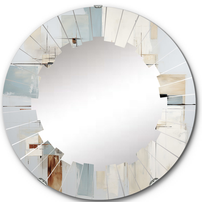 Woodhull - Modern Wall Mirror Round, 24 po x 24 po