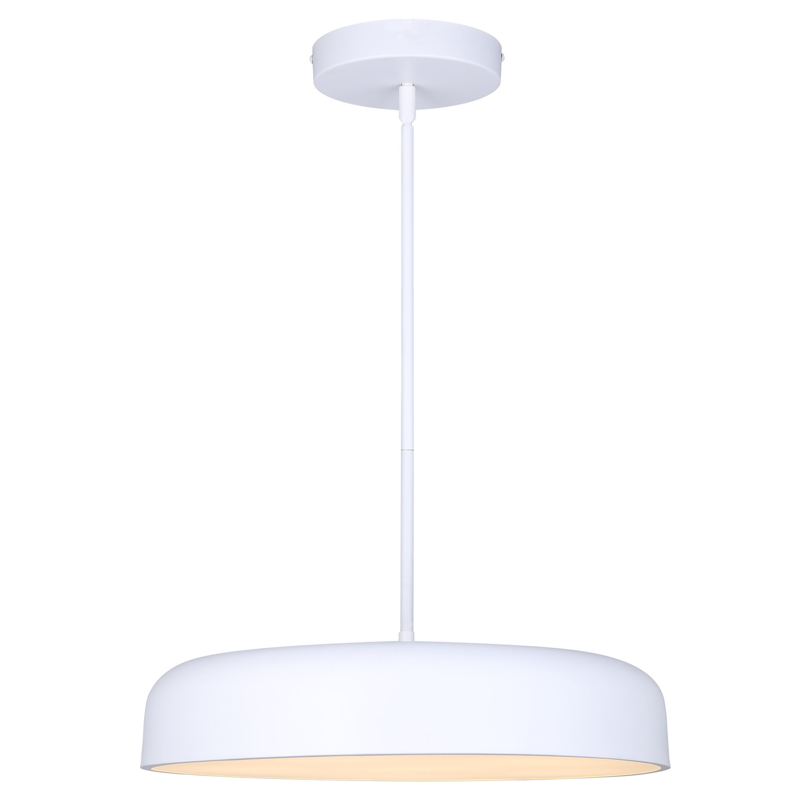 Loghain Single - Light Dimmable Dome Chandelier