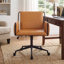 Chaise de bureau pivotante Jabali extra large en tissu bouclé avec structure en métal-134168469