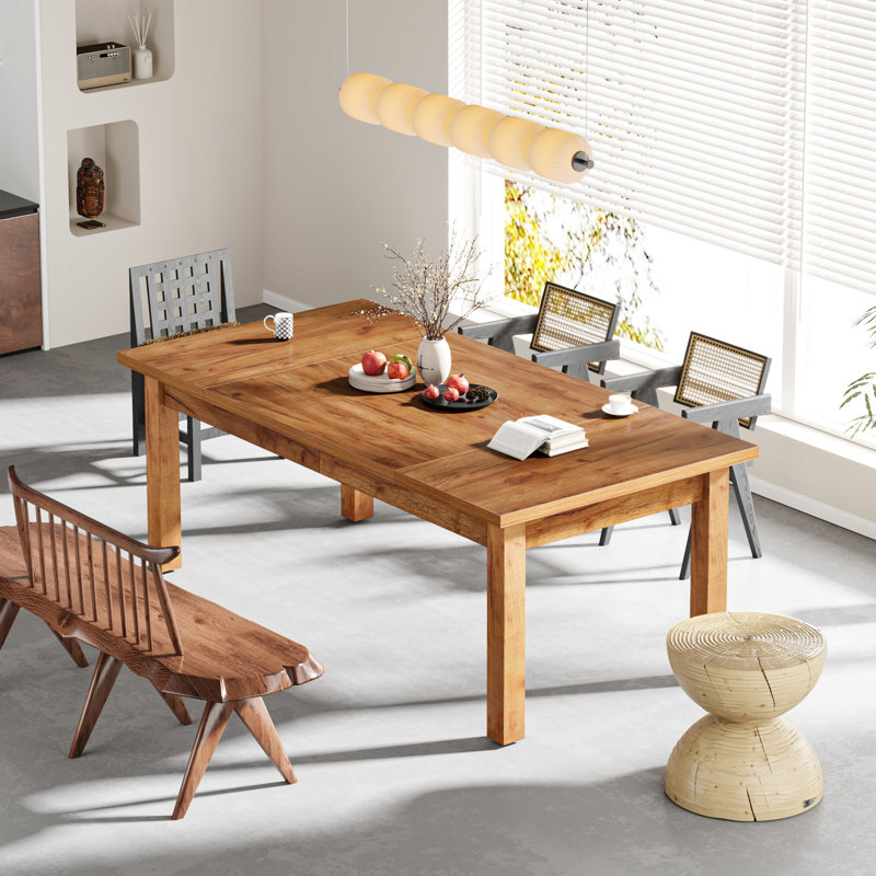 Casellas Solid Wood Base Dining Table
