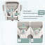 Chaise de bureau ergonomique en filet blanc