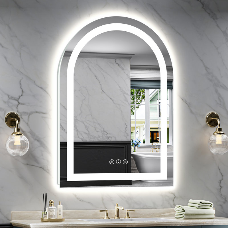 Miroir de salle de bain Arch, 40 po x 28 po