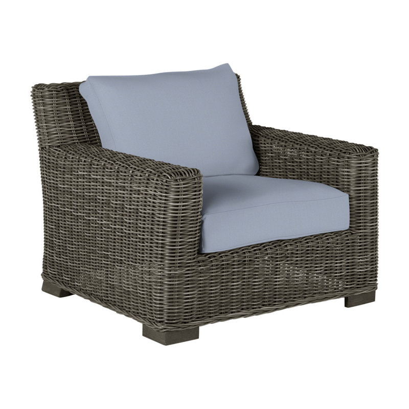 Méridienne rustique tissée - gris ardoise, Gris ardoise, Pas de soudure, Chambray tonnelle
