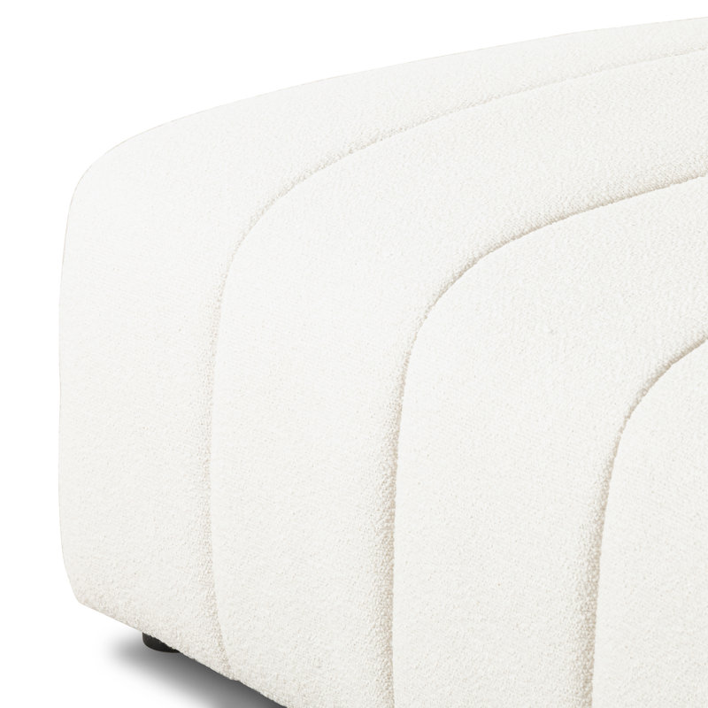 Channeled Laf Chaise Piece, Right Hand Facing, Fayette Cloud