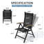  Fauteuil pliant d'extérieur réglable en aluminium-828327223-829317604