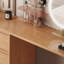 Coiffeuse avec miroir lumineux, 6 tiroirs