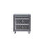 Nightstand, 3-Drawer Cabinet, Glam Cabinet