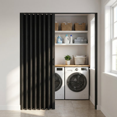 Paneled PVC/Vinyl Accordion Door