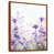 Toile avec cadre flottant brun