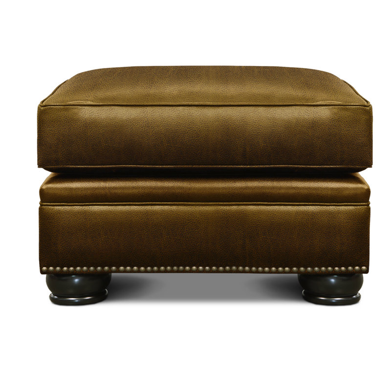 Royale Leather Ottoman, Mustang (Maestro Artisano), No, Espresso