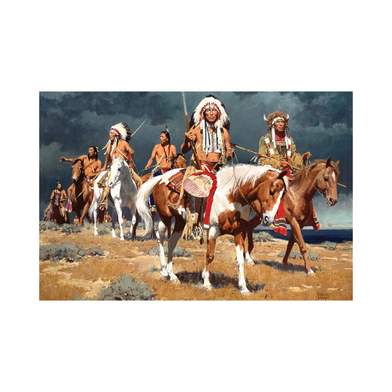 " A Distant Omen " by David Mann Painting Print, 26" H x 40" W x 1.5" D