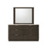 Commode 6 tiroirs avec miroir Willa
