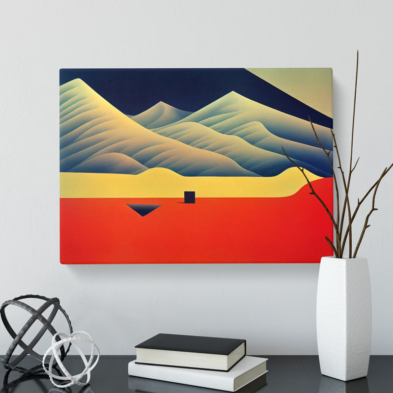 An Abstract Desert Vol.2 - Wrapped Canvas Print, 50cm H x 76cm W x 3cm D