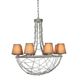 Nest 8 - Light Shaded Empire Chandelier