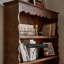 Buffet en bois massif brun noisette