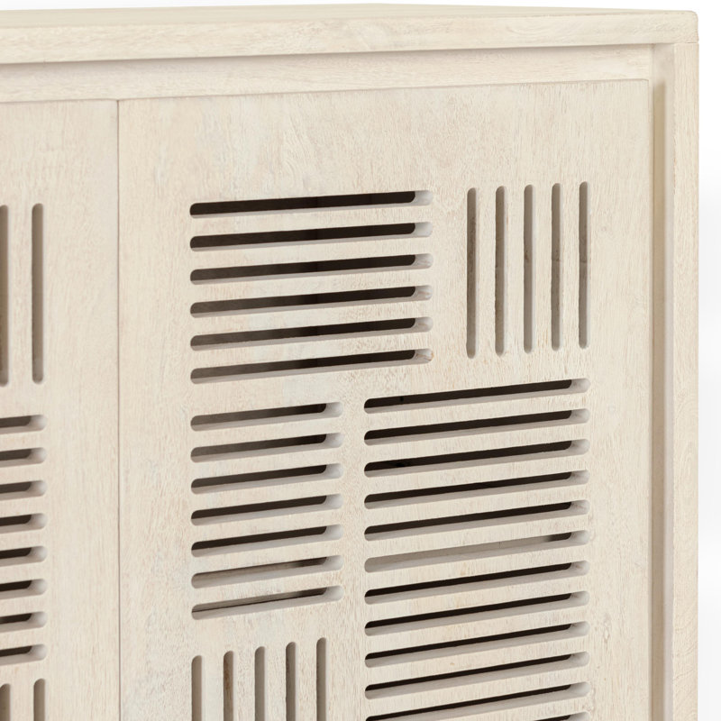 Lila 4-door Mango Wood Buffet Sideboard