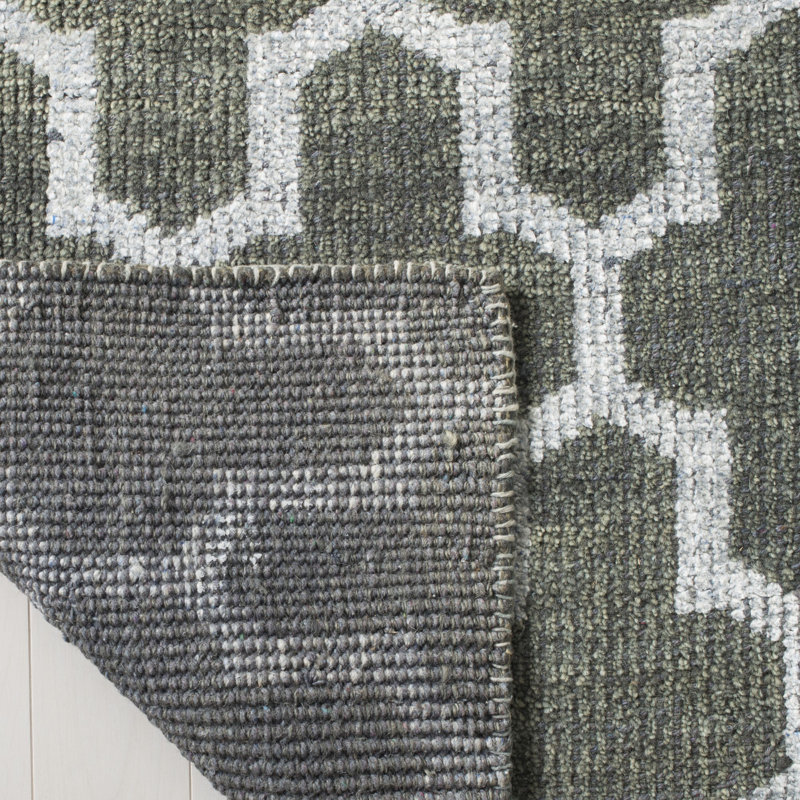 Geometric Hand Woven Area Rug, Rectangle 152 x 244cm