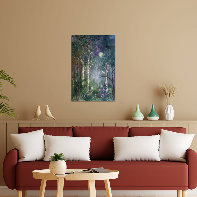 «Moon Rabbit» par Lisa Marie Kindley - impression non encadrée, H 24 po x l 16 po x P 0,25 po