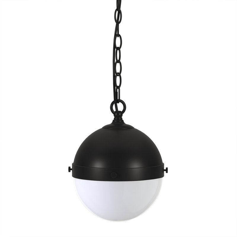 Luminaire suspendu 1 lumière Kiyonori Gianne, Bronze noirci