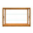 42 In. Artisan Wooden Bakery Display Horizontal Case, light color