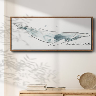 Baleine II - toile encadrée