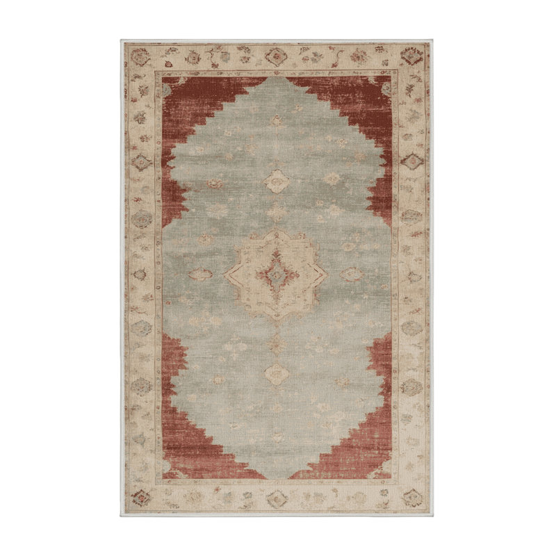 Machine Washable Overdyed Beige Area Rug, Rectangle 2' x 3'