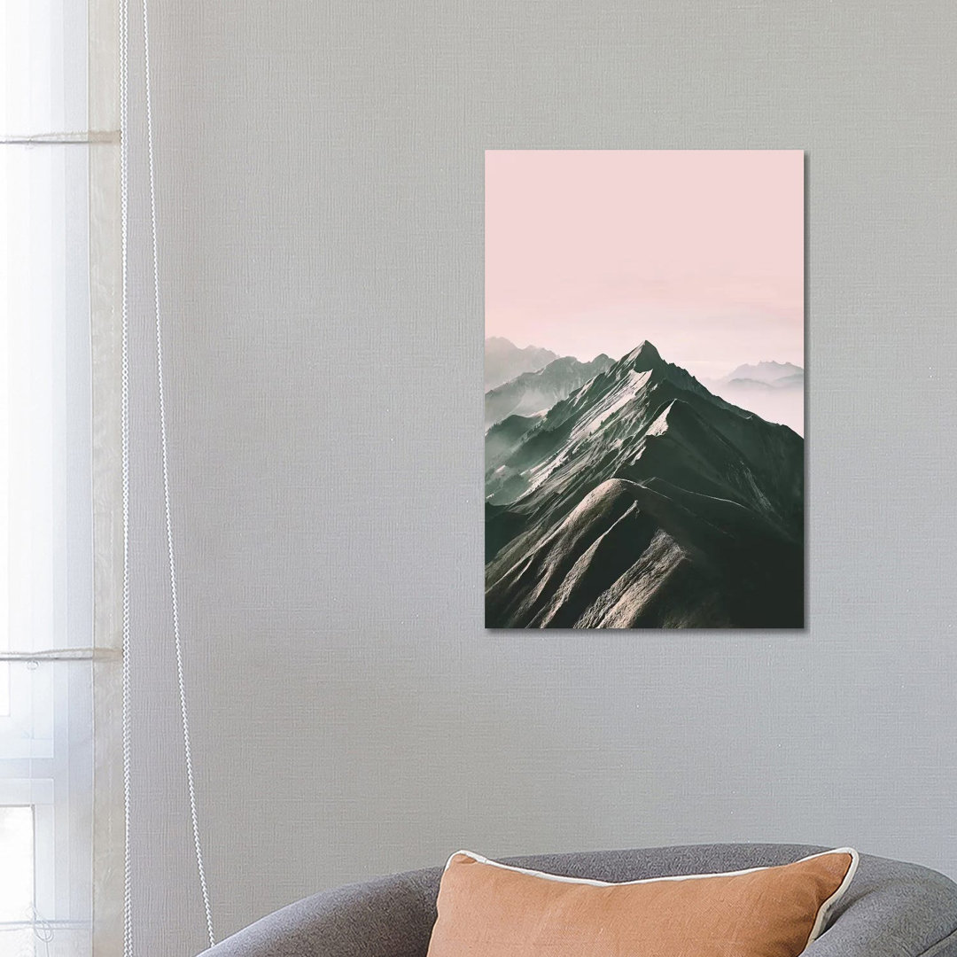 Pink Mountain von Sisi & Seb - Gallery-Wrapped Canvas Giclée on Canvas