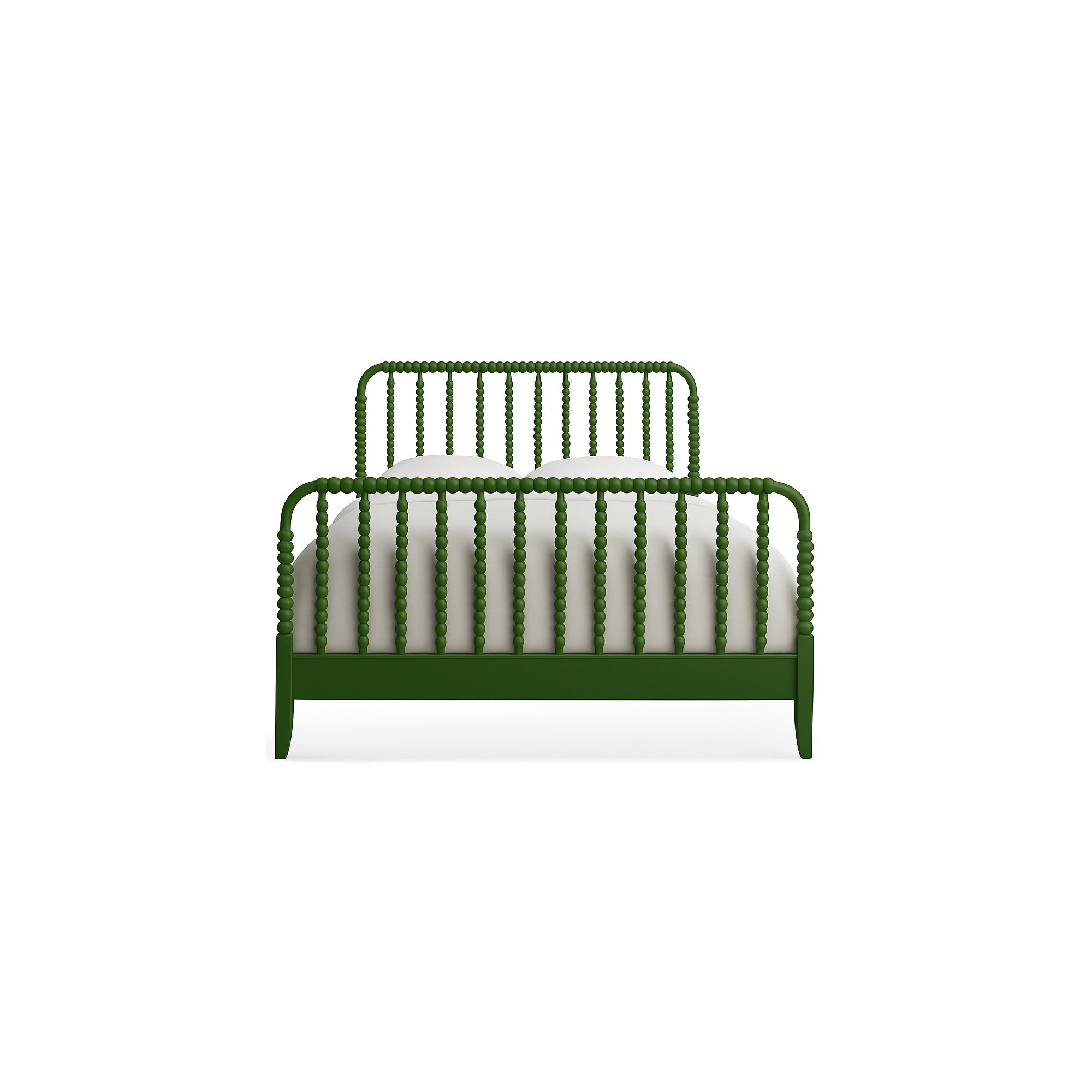 Louisa Solid Wood Spindle Bed, Willow, King