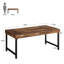Bureau de direction 55 po, bureau à domicile en bois-1038010352