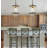 Sessoms 1 - Light Black/Brass Gold Pendant