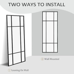 Trent Austin Design® Matherly Window Pane Metal Mirror & Reviews | Wayfair