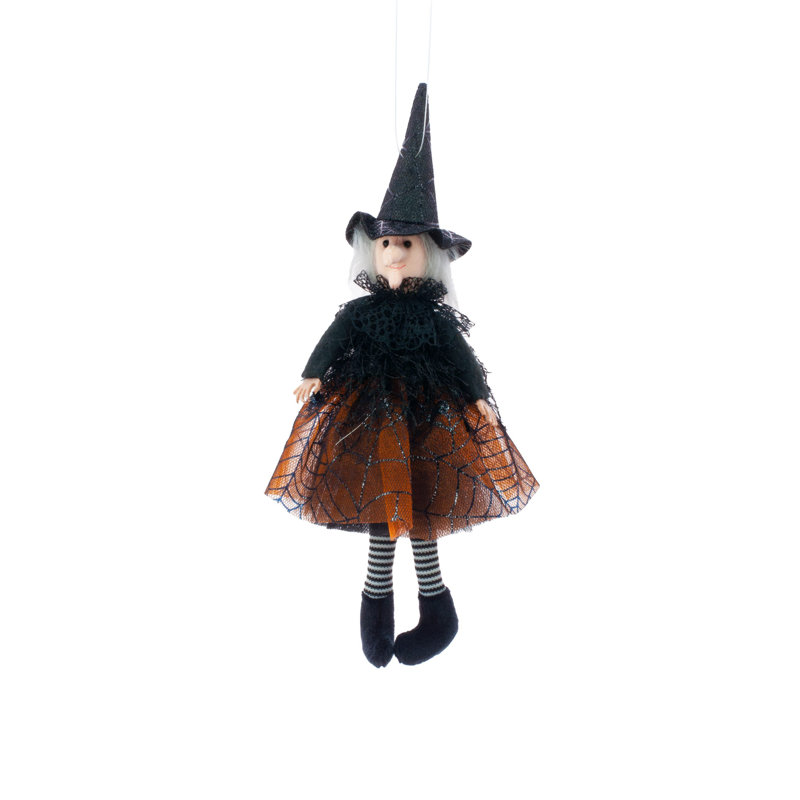 «Happy Witch» orange (lot de 4)