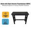 Table de bar HDPE pour la cuisine et la salle à manger