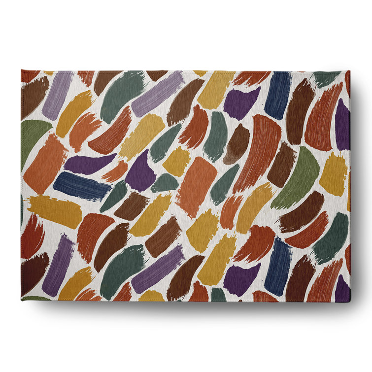 Chenille Abstract Indoor Rug
