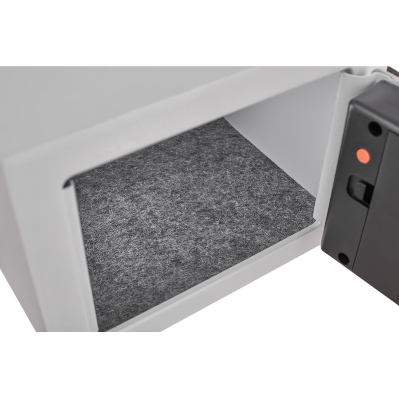 Petit coffre-fort pour la maison avec clé et mot de passe, petite armoire de rangement de 0,23 pi³ pour l'argent, les documents et les objets de valeur | Idée de cadeau