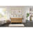 Abbie 60" Double Bathroom Vanity in Weathered Fir with White Artificial Stone Integrated Sink without Mirror
