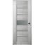 Avon X 84 po Porte intérieure simple pré-suspendue en composite de noyer de pacane et de verre givré 5-Right Right-Hand-114625179-114625166-93390280