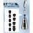 3-Function Sprayer Pull Down Kitchen Faucet Spray Head Replacement With 9-Adapter Kit-111097736