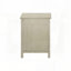 Table d'appoint à 2 niveaux avec tiroir de rangement - placage blanc antique, 19 po x 15,75 po x 25 po-541571166
