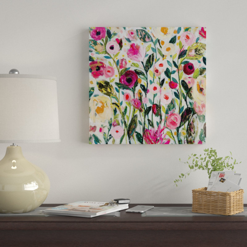«PDX Rose Garden», impression sur toile, H 12 po x l 12 po x P 0,75 po, Toile tendue, Pas de tapis